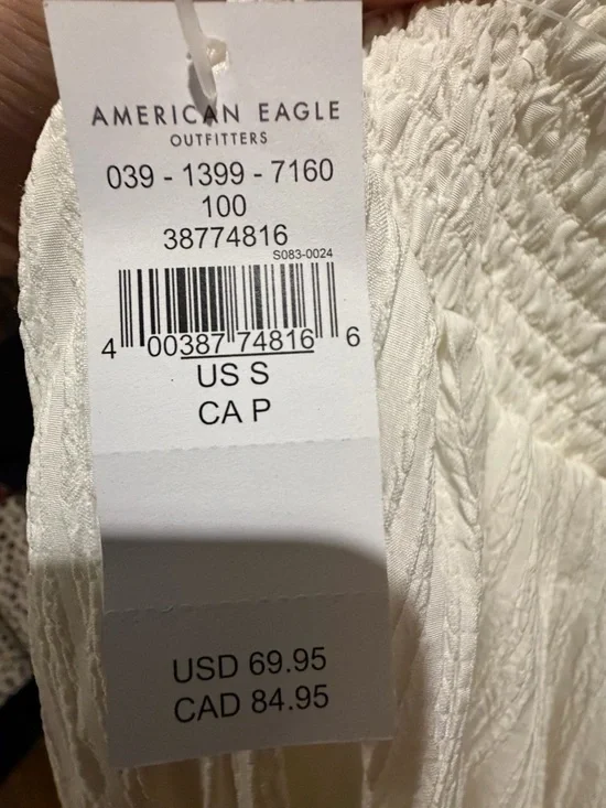 White Puff-Sleeve Maxi Dress - Picture 2 of 4